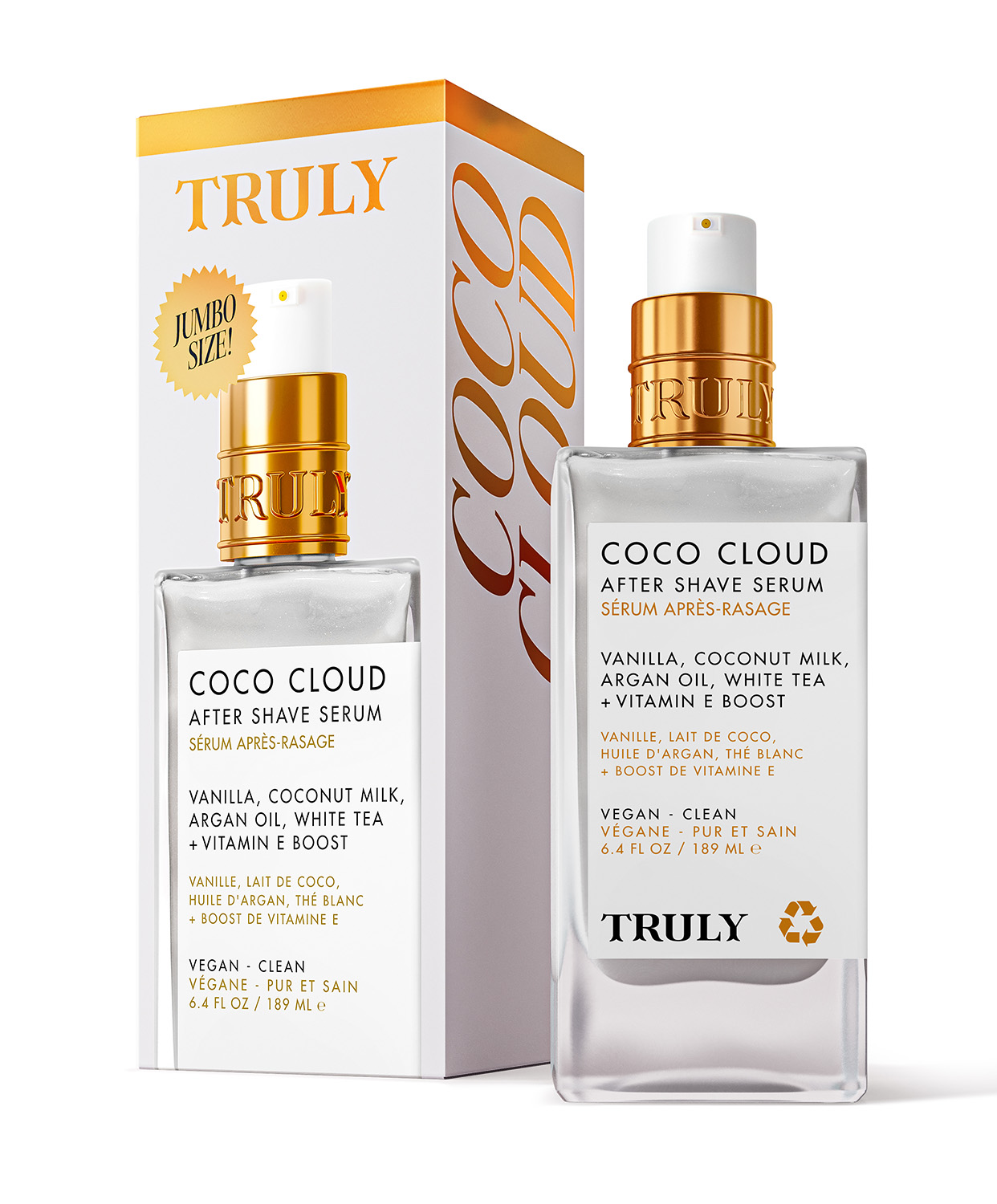 COCO CLOUD: SUERO HIDRATANTE POST-AFEITADO JUMBO (SUERO REFRESCANTE PARA CUERPO)